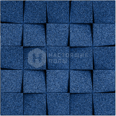 Декоративные панели Muratto Organic Blocks Minichock MUOBMIN14 Blue, 248*248*24 мм