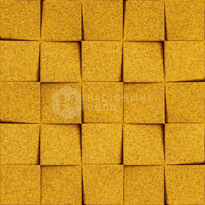 Декоративные панели Muratto Organic Blocks Minichock MUOBMIN03 Yellow, 248*248*24 мм