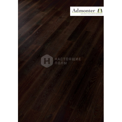 Инженерная доска Admonter EI260 05 Дуб Темный Экстрим Бэйсик шлифованный под маслом, 2000*188*15 мм