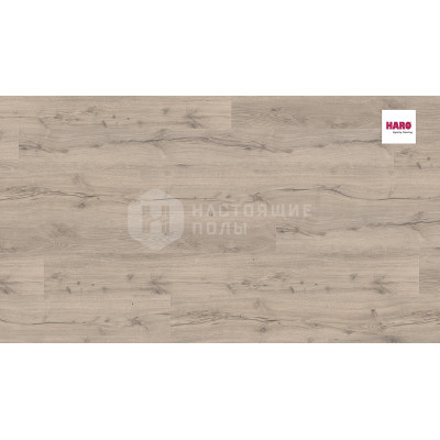 Ламинат Haro Tritty 100 Gran Via 4V Silent CT 526981 Дуб Альпийский Серый однополосный, 2200*243*10 мм Ламинат Haro Tritty 100 Gran Via 4V Silent CT 526981 Дуб Альпийский Серый однополосный, 2200*243*10 мм