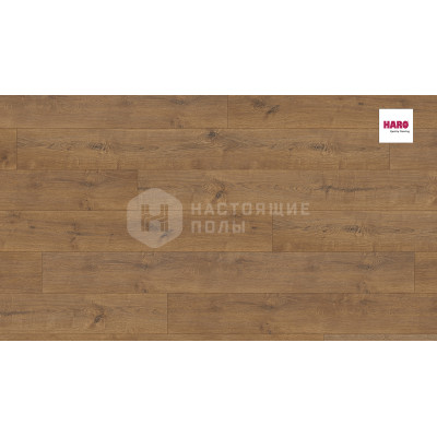Ламинат Haro Tritty 100 Gran Via 4V Silent CT 534017 Дуб Портлэнд Янтарный однополосный, 2200*243*10 мм