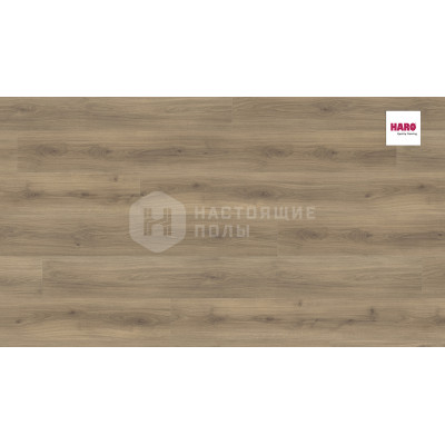 Ламинат Haro Tritty 100 Gran Via 4V Silent CT 538789 Дуб Эмилия Вельвет Коричневый однополосный, 2200*243*10 мм