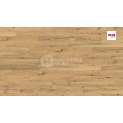 Инженерная доска Haro 536378 Дуб Инвизибл Саваж брашированный однополосный, 1750*160*10 мм