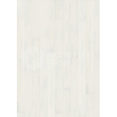 Паркетная доска Kahrs Коллекция Гармония 153N1AAKW1KW0 Ясень Алебастр трехполосный, 2423*196*15 мм