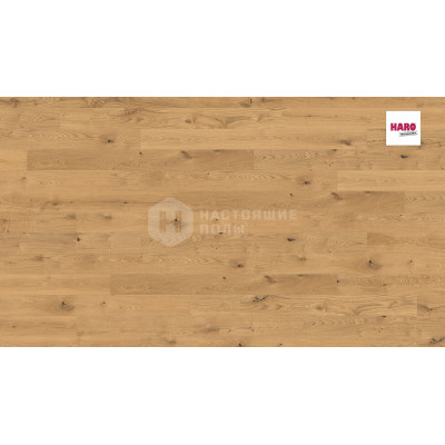 Инженерная доска Haro 536380 Дуб Саваж брашированный однополосный, 1750*160*10 мм