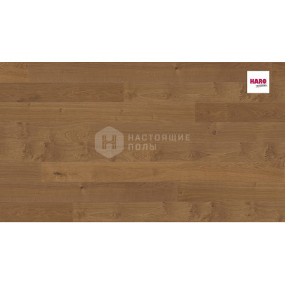 Инженерная доска Haro 536389 Дуб Дымчатый Маркант брашированный однополосный, 2200*180*10.5 мм