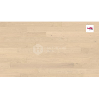 Инженерная доска Haro 536381 Дуб Песочно-Белый Маркант брашированный однополосный, 2200*180*10.5 мм Инженерная доска Haro 536381 Дуб Песочно-Белый Маркант брашированный однополосный, 2200*180*10.5 мм
