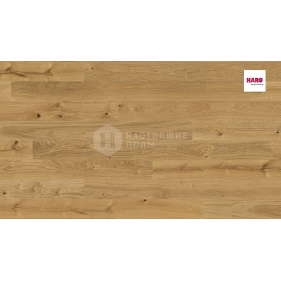 Паркетная доска Haro 3500 Strip 534607 Дуб Юниверсал брашированный однополосный, 2200*180*12 мм