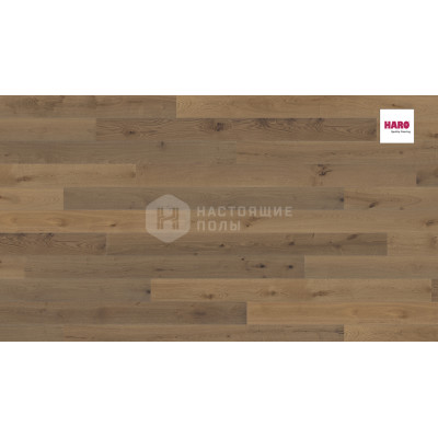 Паркетная доска Haro 3500 Strip 534609 Дуб Вельвет Коричневый Юниверсал брашированный однополосный, 2200*180*12 мм Паркетная доска Haro 3500 Strip 534609 Дуб Вельвет Коричневый Юниверсал брашированный однополосный, 2200*180*12 мм