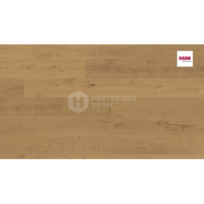 Паркетная доска Haro 4000 Plaza 538964 Дуб Инвизибл Маркант брашированный однополосный, 2200*240*13.5 мм