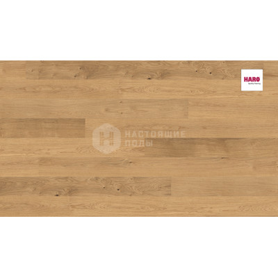 Паркетная доска Haro Parquet 4000 Strip 524577 Дуб Маркант брашированный однополосный