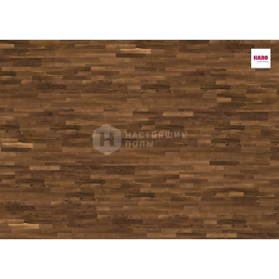 Паркетная доска Haro Parquet 4000 535566 Робинья Янтарная Фаворит трехполосная