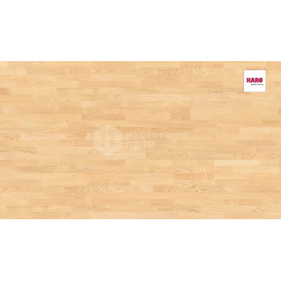 Паркетная доска Haro Parquet 4000 524642 Ясень Тренд трехполосный Паркетная доска Haro Parquet 4000 524642 Ясень Тренд трехполосный