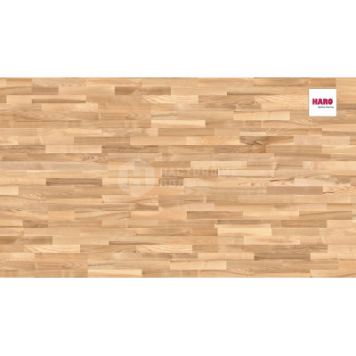 Паркетная доска Haro Parquet 4000 525127 Ясень Фаворит трехполосный