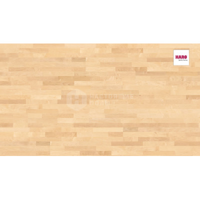 Паркетная доска Haro Parquet 4000 523809 Клен Канадский Тренд трехполосный