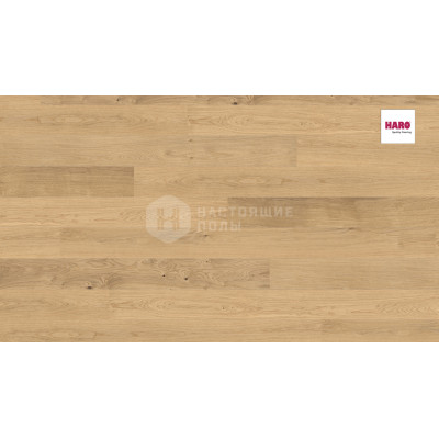 Паркетная доска Haro Parquet 4000 Strip 538938 Дуб Инвизибл Маркант брашированный однополосный