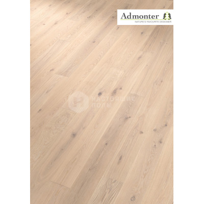 Инженерная доска Admonter EI112 09 Дуб Супербьянко Бэйсик шлифованный под маслом, 2000*192*15 мм