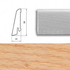 Дуб красный, 2500*58*20 мм