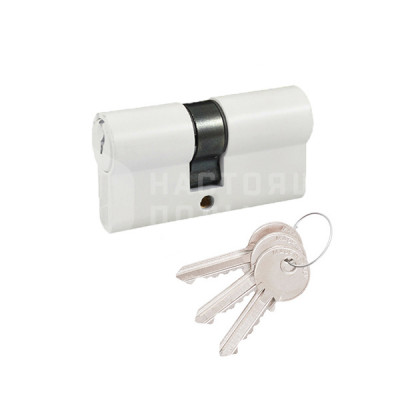 Цилиндр Cortellezzi Primo 54396 116/60 mm (25+10+25) BO ключ-ключ, белый