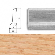 Дуб красный, 2500*60*22 мм