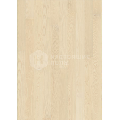 Паркетная доска Karelia Polar Ясень Селект Арктик однополосный 138 мм