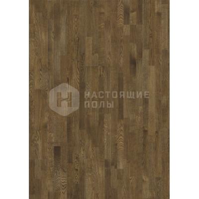 Паркетная доска Karelia Spice Дуб Стоунвош Шаркол трехполосный