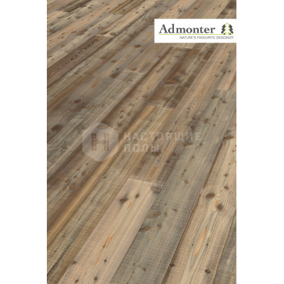 Инженерная доска Admonter NL800 01 Лиственница Ната Натурель поперечно брашированная под маслом, 2000*161*15 мм