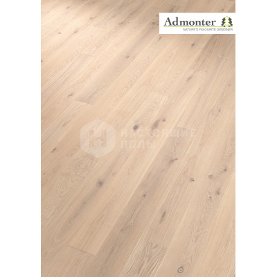 Инженерная доска Admonter EI111 01 Дуб Супербьянко Элеганс шлифованный под маслом, 2000*158*15 мм