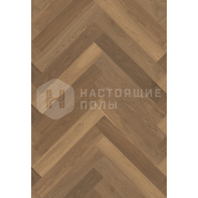 Паркет Елочка Admonter Дуб Сета Ноблесс шлифованный под маслом, 590*120*15 мм