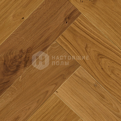 Паркет Елочка Admonter Дуб Игнис Бэйсик шлифованный под маслом, 590*120*15 мм