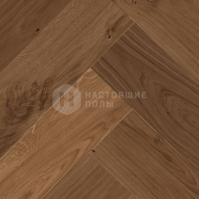 Паркет Елочка Admonter Дуб Аурум Ноблесс шлифованный под маслом, 590*120*15 мм