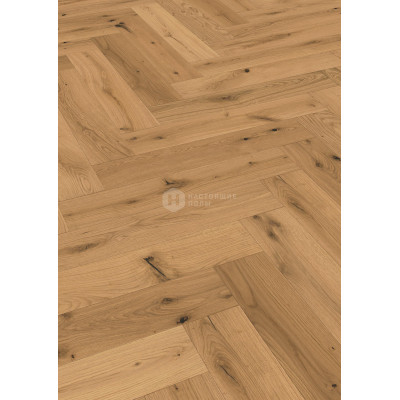 Паркет Елочка Meister PS 500 8808 Дуб Витал брашированный под маслом, 710*142*13 мм