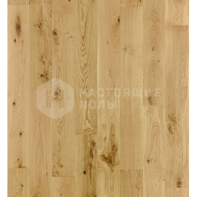 Паркетная доска BerryAlloc Noble N1CRQ5Q Дуб Натурель Residence брашированный под матовым лаком однополосный, 1180*164*14 мм