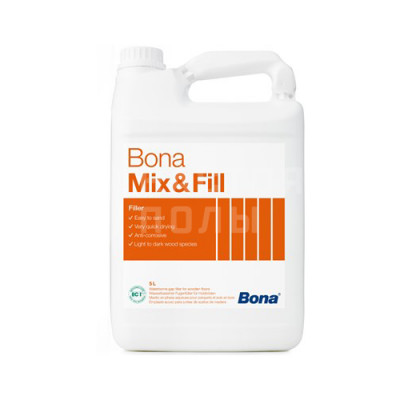 Шпатлевка паркетная на водной основе Bona Mix&Fill (5л)