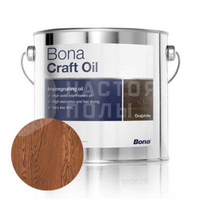 Паркетное масло цветное Bona Craft Oil Умбра (1л)