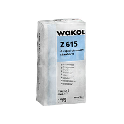 Нивелирующая масса Wakol Z615 особо прочная с низким уровнем пыли (25кг)