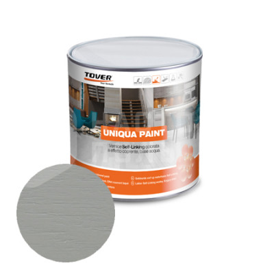 Тонировка для паркета Tover Uniqua Paint шелковый серый (1л)