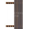 Планкен фасадная доска Thermory Термососна Vivid Темное Серебро C7J брашированная, 4500*65*20 мм