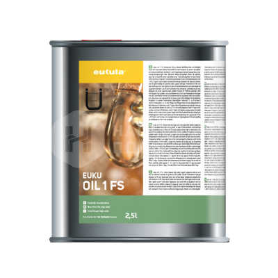 Паркетное масло Eukula Euku oil 1 FS матовое (2.5л)