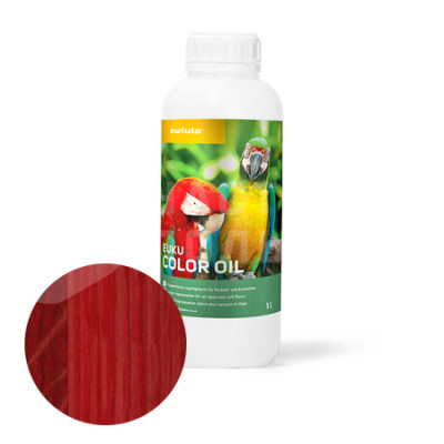 Паркетное масло цветное Eukula 0169001700 Euku color oil FS красный (1л)