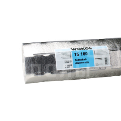 Подложка под паркет шумопоглощаяющая с фольгой и прорезями под клей Wakol TS 160, 3 мм (15 м2)