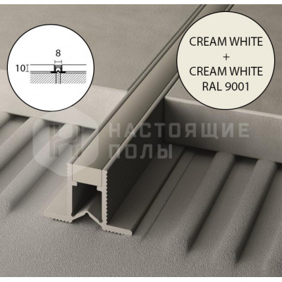 Компенсационный профиль Profilpas Projoint DIL NE 99662 Cerfix Projoint Dil NE cream white + cream white 10 мм