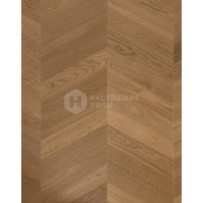 Паркет Французская елка Admonter Chevron 60 градусов 124098/124099 Дуб Сета Ноблесс брашированный под маслом, 525*120*15 мм