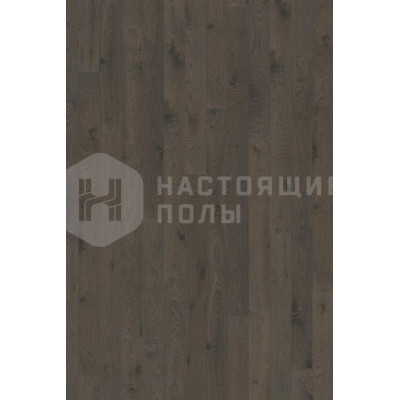 Паркетная доска Kahrs Канвас 13106AEKWPKW185 Дуб Найтфол матовый лак брашированный однополосный, 1860*127*13 мм