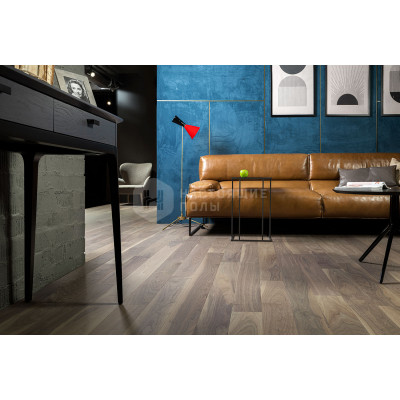 Паркетная доска Coswick Классическая 1361-3566 Орех Американский Зимний Закат Натур шелковое масло ультраматовое, 600-2100*190*15 мм