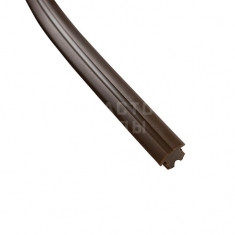 Резиновая вставка для террасной доски 140*26 мм, коричневая, 100 м