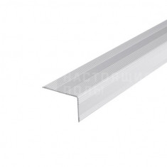 Алюминиевый Г-образцый молдинг, серый, 4000*42*26 мм