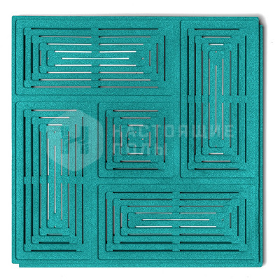Декоративные акустические панели Muratto Acoustic Panels Buzzer MUACBTU04 Turquoise, 502*502*30 мм