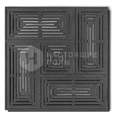 Декоративные акустические панели Muratto Acoustic Panels Buzzer MUACBGR12 Grey, 502*502*30 мм
