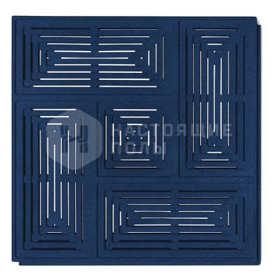 Декоративные акустические панели Muratto Acoustic Panels Buzzer MUACBBU14 Blue, 502*502*30 мм